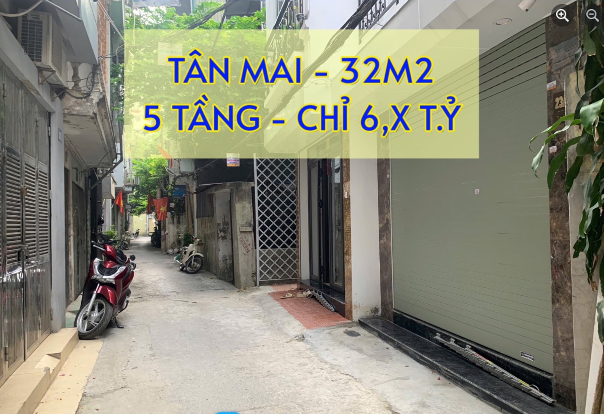 NHÀ PHỐ TRƯƠNG ĐỊNH - TÂN MAI - 5 TẦNG - FULL NỘI THẤT - NHỈNH 6 T.Ỷ